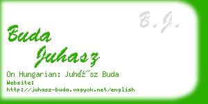 buda juhasz business card